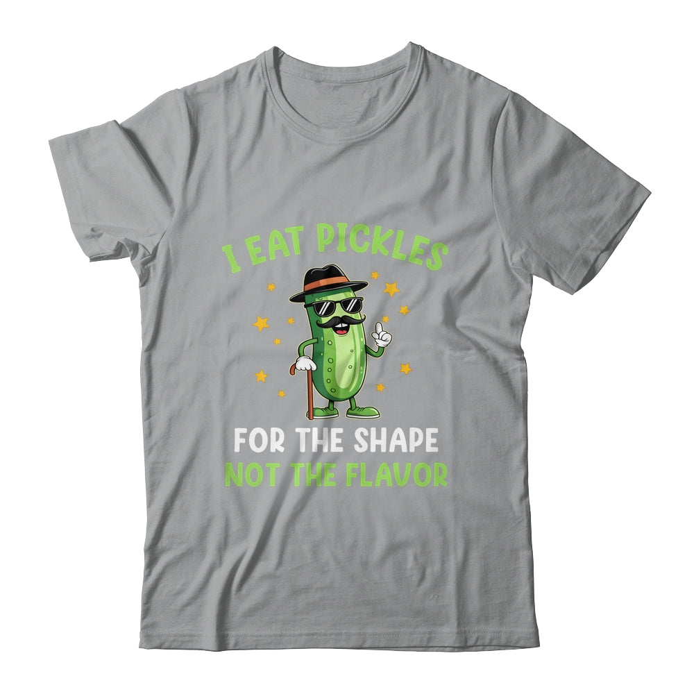 Funny Pickle I Eat Pickles For The Shape Inappropriate Meme Shirt & Tank Top | siriusteestore