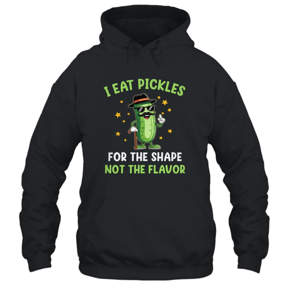 Funny Pickle I Eat Pickles For The Shape Inappropriate Meme Shirt & Tank Top | siriusteestore