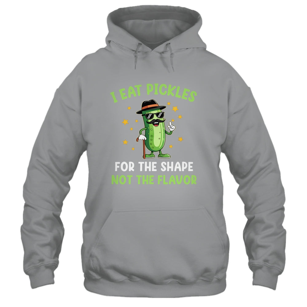 Funny Pickle I Eat Pickles For The Shape Inappropriate Meme Shirt & Tank Top | siriusteestore