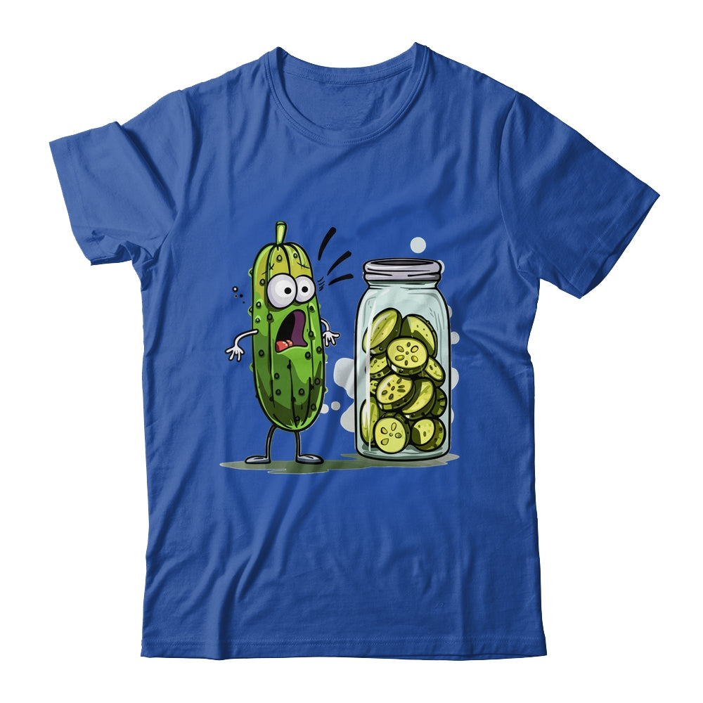 Funny Pickle Surprise A Cucumber And A Jar Of Sliced Pickles Shirt & Tank Top | siriusteestore
