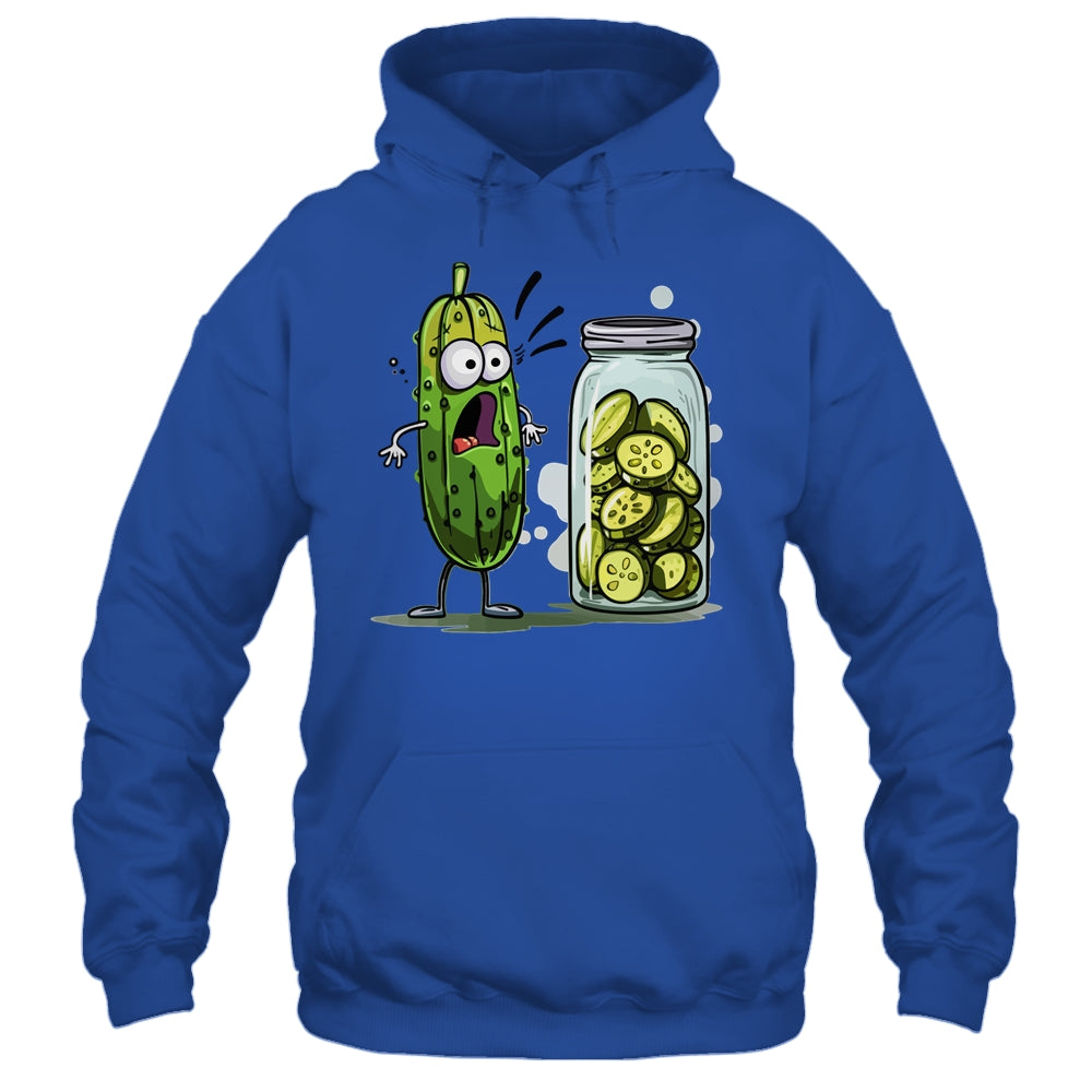 Funny Pickle Surprise A Cucumber And A Jar Of Sliced Pickles Shirt & Tank Top | siriusteestore