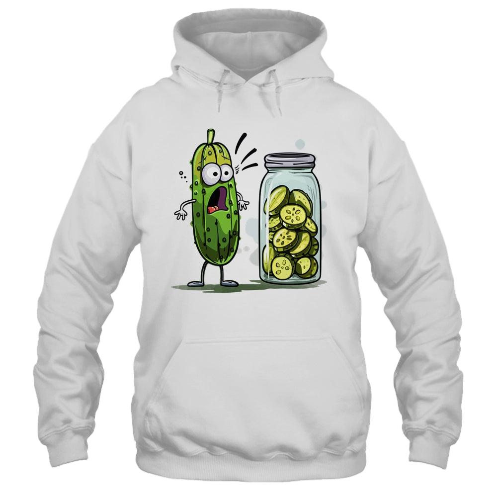Funny Pickle Surprise A Cucumber And A Jar Of Sliced Pickles Shirt & Tank Top | siriusteestore