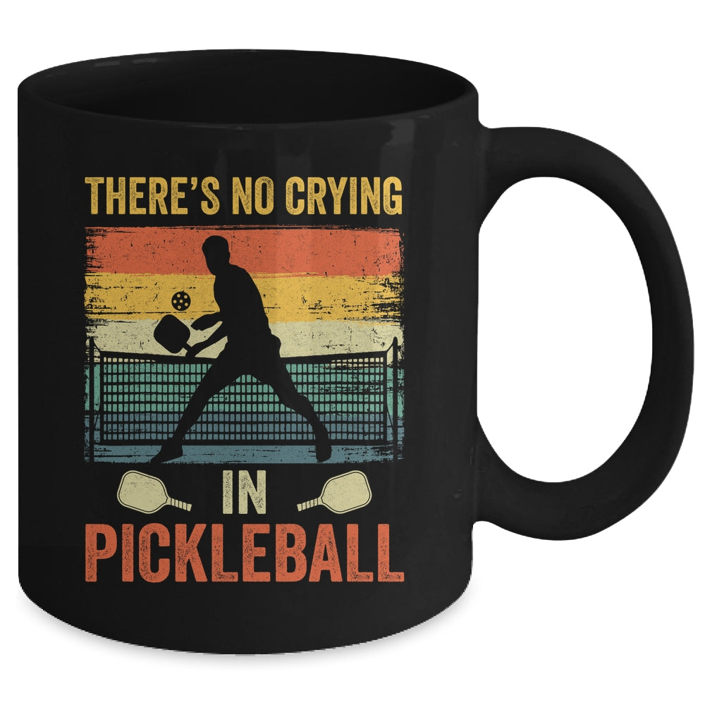 Funny Pickleball Art For Men Women Pickleball Player Paddle Mug | siriusteestore