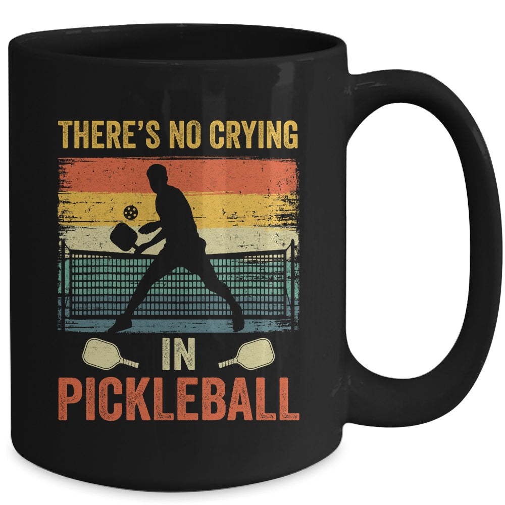 Funny Pickleball Art For Men Women Pickleball Player Paddle Mug | siriusteestore
