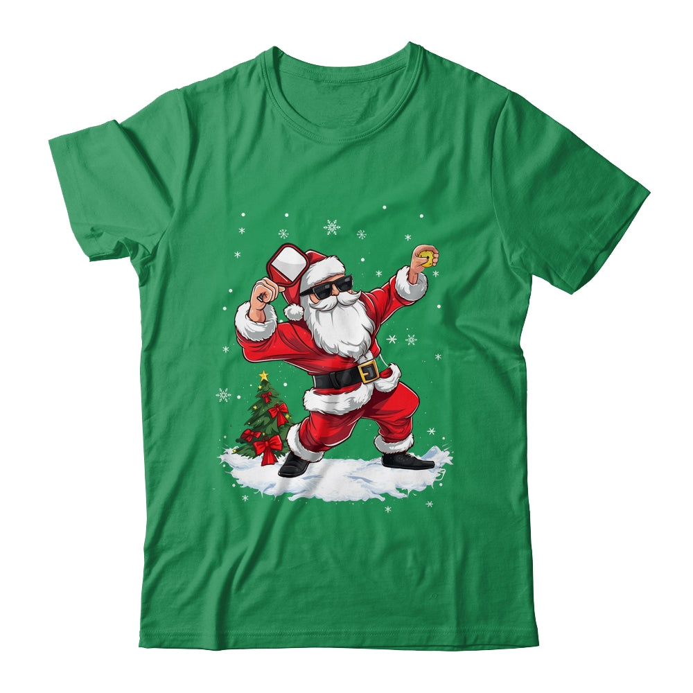 Funny Pickleball Christmas Santa Playing Pickleball Shirt & Sweatshirt | siriusteestore