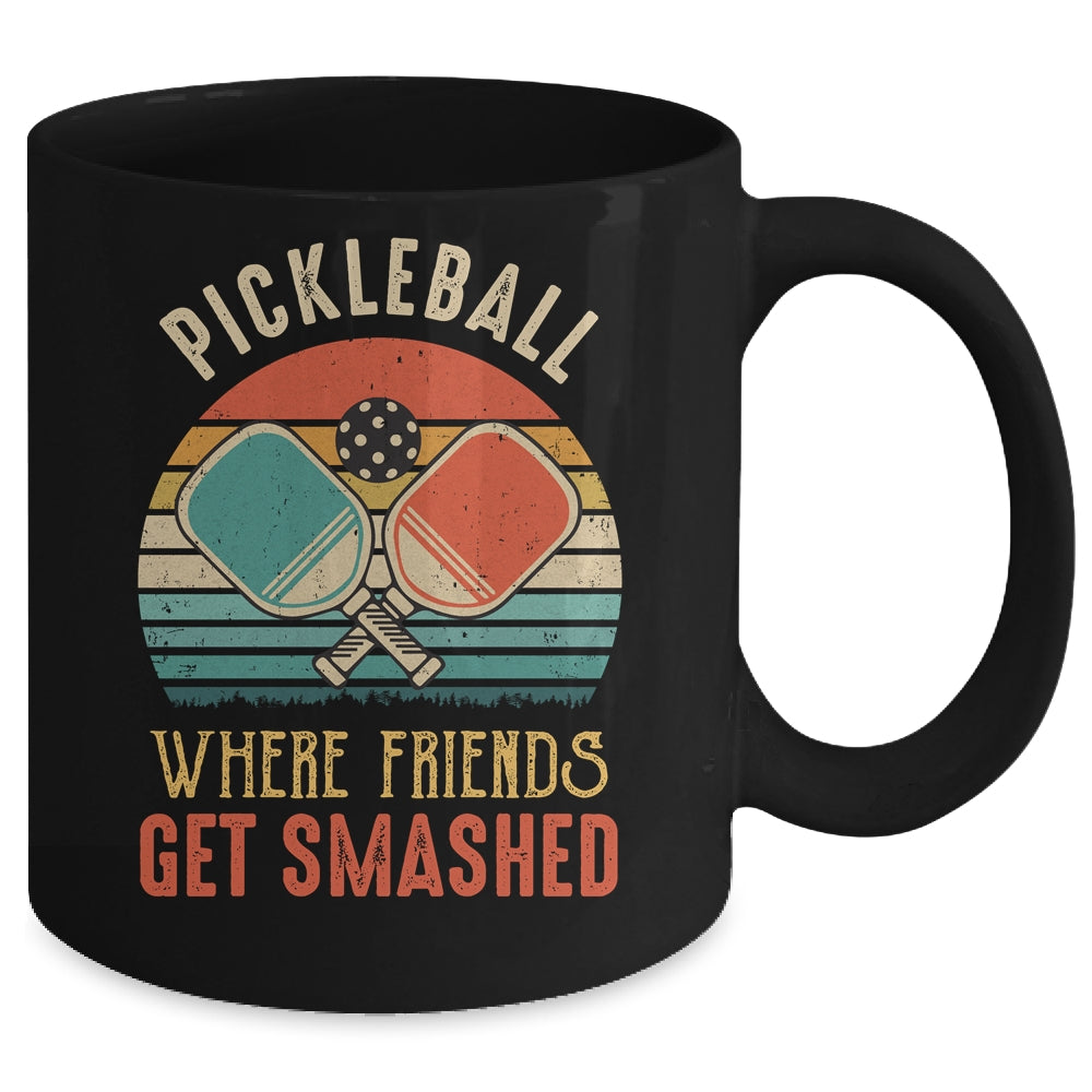 Funny Pickleball Paddle Pickleball Queen Women Retro Vintage Mug | siriusteestore