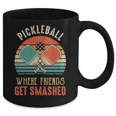 Funny Pickleball Paddle Pickleball Queen Women Retro Vintage Mug | siriusteestore