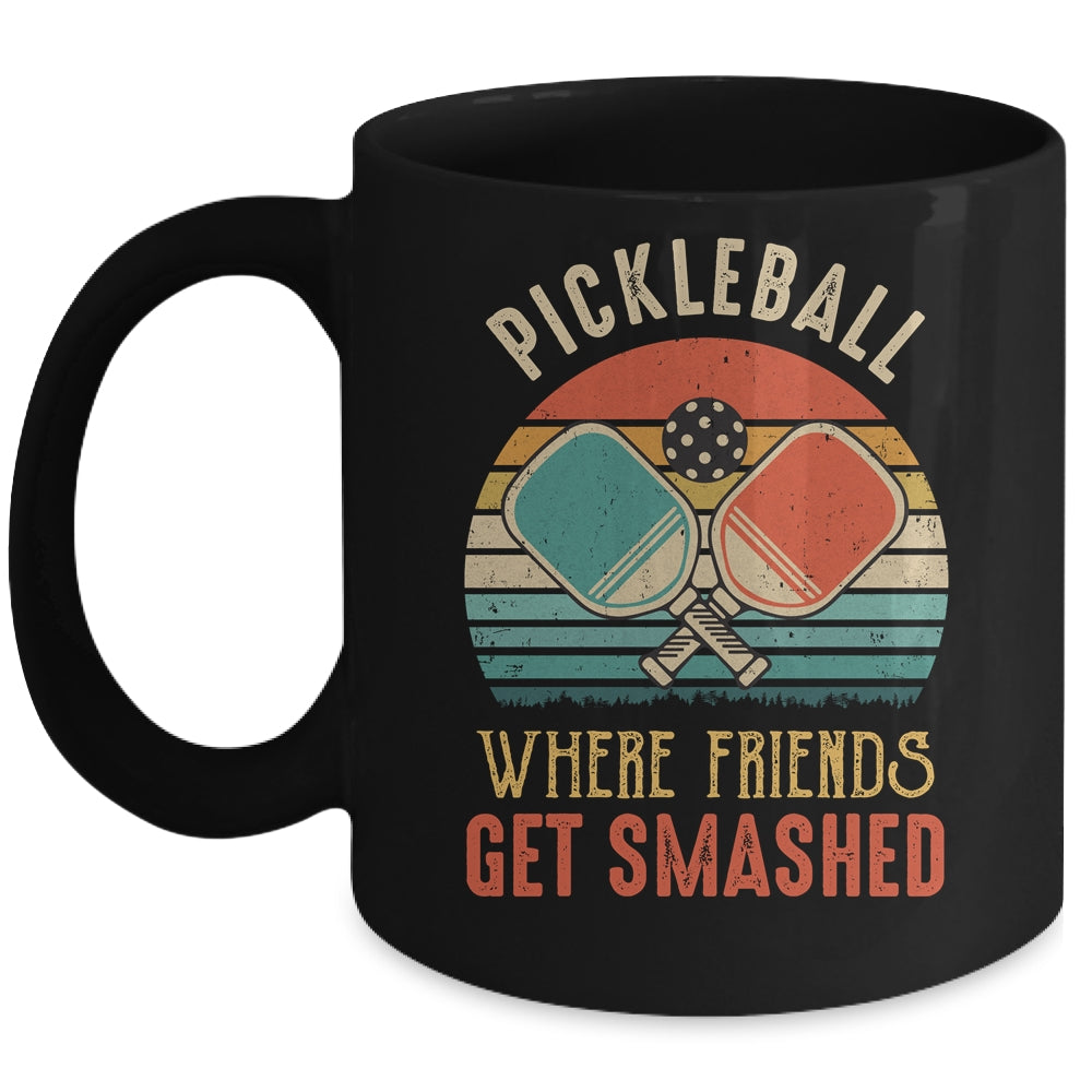 Funny Pickleball Paddle Pickleball Queen Women Retro Vintage Mug | siriusteestore