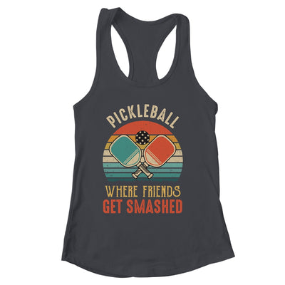 Funny Pickleball Paddle Pickleball Queen Women Retro Vintage Shirt & Tank Top | siriusteestore