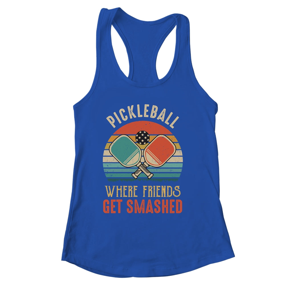 Funny Pickleball Paddle Pickleball Queen Women Retro Vintage Shirt & Tank Top | siriusteestore