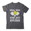 Funny Pickleball Player Design Real Men Stay Out The Kitchen Shirt & Hoodie | siriusteestore