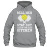 Funny Pickleball Player Design Real Men Stay Out The Kitchen Shirt & Hoodie | siriusteestore