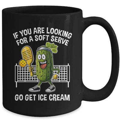 Funny Pickleball Player Paddleball Lover A Soft Serve Mug | siriusteestore