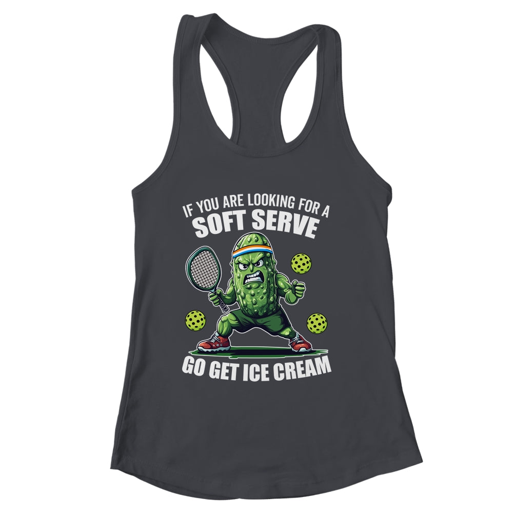 Funny Pickleball Player Pickle Tennis Soft Serve Ice Cream Shirt & Tank Top | siriusteestore