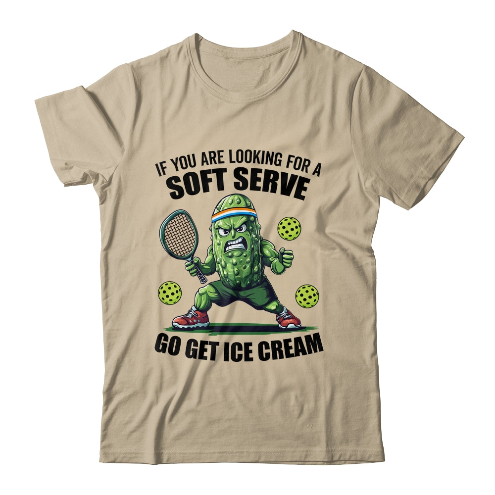 Funny Pickleball Playing Pickle Tennis Soft Serve Ice Cream Shirt & Tank Top | siriusteestore