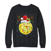 Funny Pickleball Reindeer Santa Hat Christmas Lights Holiday Shirt & Sweatshirt | siriusteestore