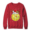 Funny Pickleball Reindeer Santa Hat Christmas Lights Holiday Shirt & Sweatshirt | siriusteestore