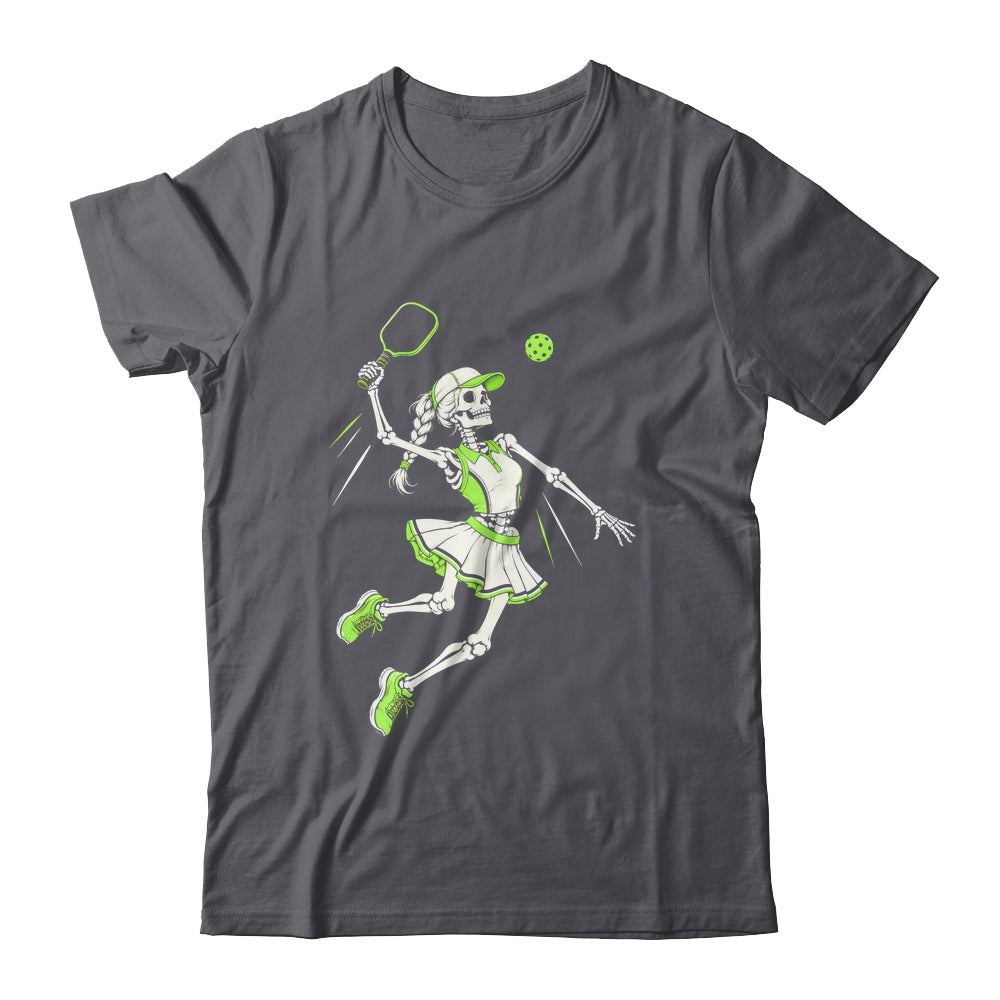 Funny Pickleball Skeleton Halloween Sport Spooky Women Shirt & Sweatshirt | siriusteestore