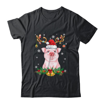 Funny Pig Reindeer Lights Ornament Santa Christmas Xmas Shirt & Sweatshirt | siriusteestore