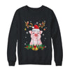 Funny Pig Reindeer Lights Ornament Santa Christmas Xmas Shirt & Sweatshirt | siriusteestore
