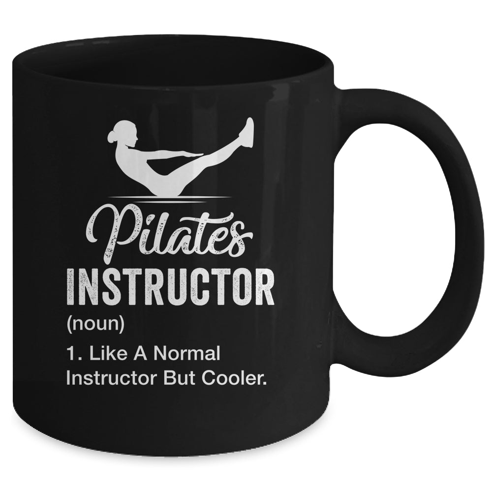 Funny Pilates Instructor Definition Art For Women Girl Mug | siriusteestore