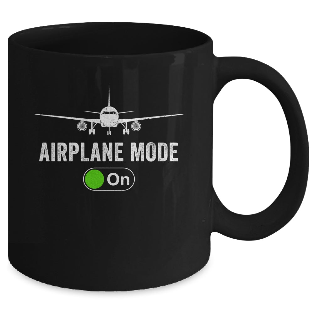 Funny Pilot And Flight Instructor Airplane Mode For Men Mug | siriusteestore