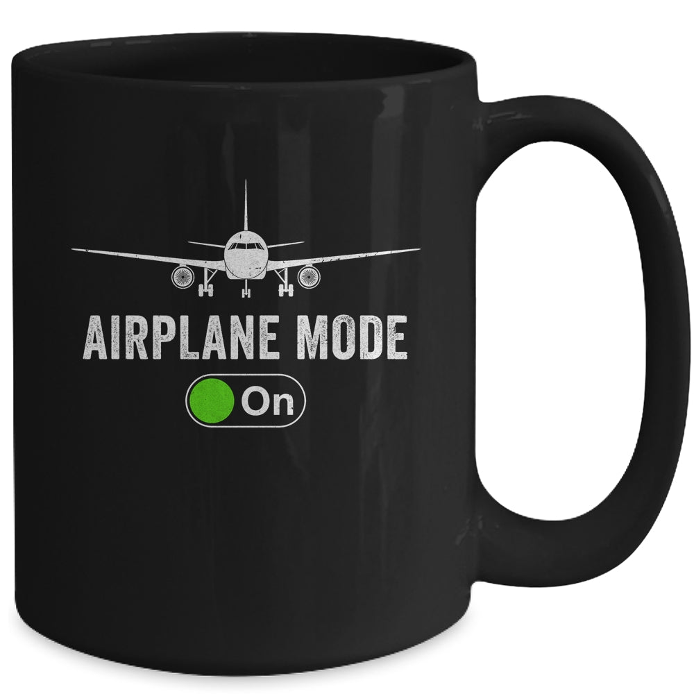 Funny Pilot And Flight Instructor Airplane Mode For Men Mug | siriusteestore