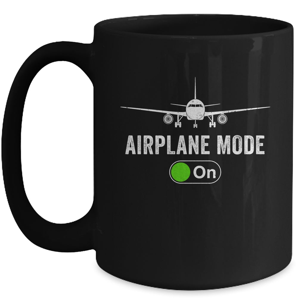 Funny Pilot And Flight Instructor Airplane Mode For Men Mug | siriusteestore