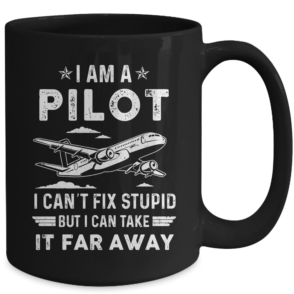 Funny Pilot Art For Men I Am A Pilot Aircraft Airplane Mug | siriusteestore