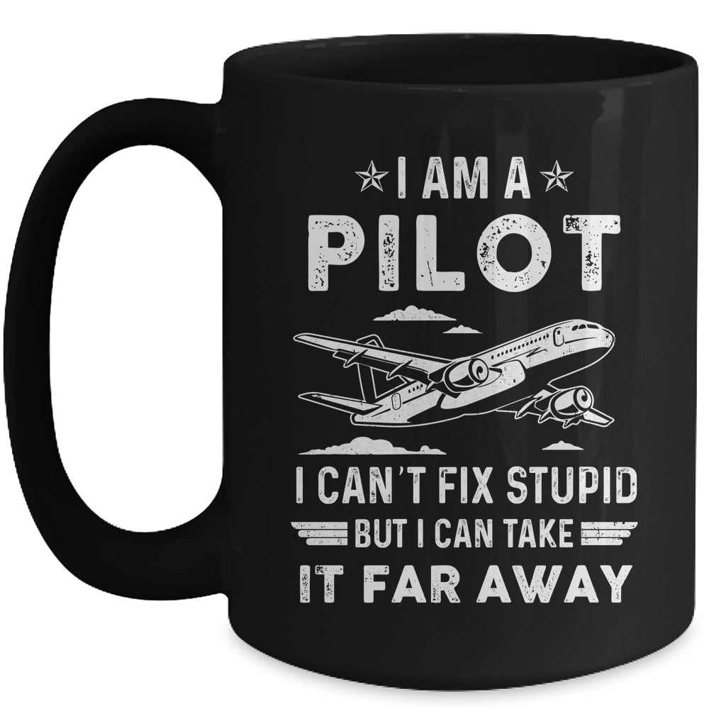Funny Pilot Art For Men I Am A Pilot Aircraft Airplane Mug | siriusteestore