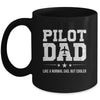 Funny Pilot Dad Fathers Day For Airplane And Aviation Lover Mug | siriusteestore