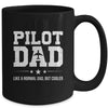Funny Pilot Dad Fathers Day For Airplane And Aviation Lover Mug | siriusteestore