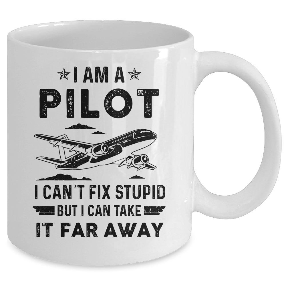 Funny Pilot Design For Men I Am A Pilot Aircraft Airplane Mug | siriusteestore