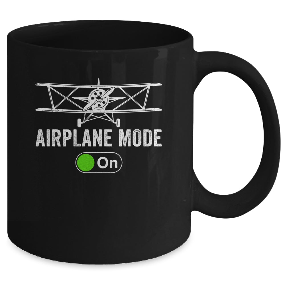 Funny Pilot Flying Airplane Mode For Men Women Mug | siriusteestore