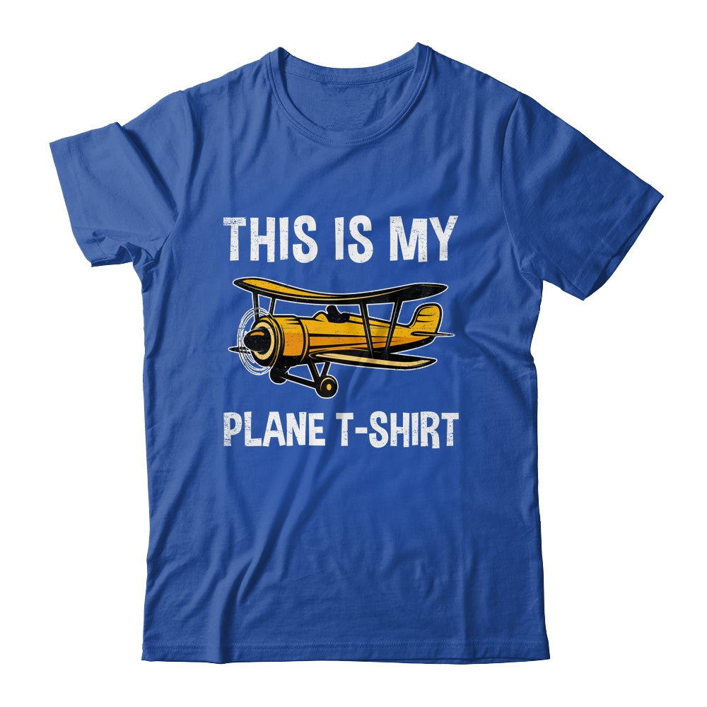 Funny Pilot For Men Airplane This Is My Plane Shirt & Hoodie | siriusteestore