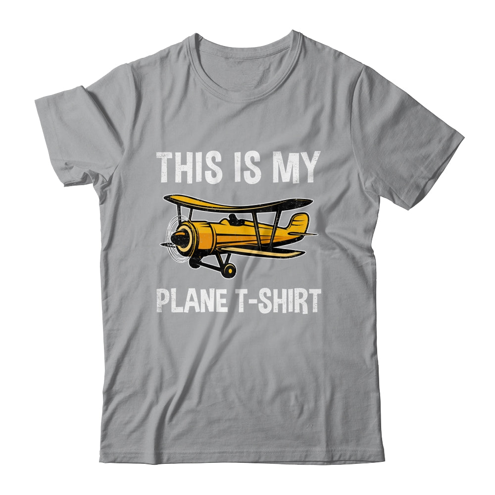 Funny Pilot For Men Airplane This Is My Plane Shirt & Hoodie | siriusteestore