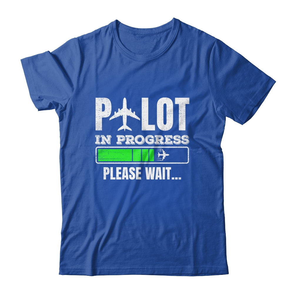 Funny Pilot In Progress Funny Future Pilot Aviation Airplane Shirt & Hoodie | siriusteestore