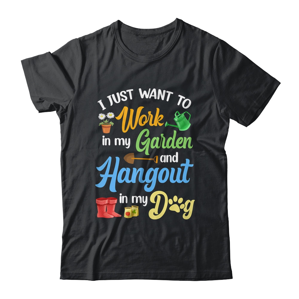 Funny Plants Gardening Lover Gardener Garden Dog Lover Women Shirt & Tank Top | siriusteestore
