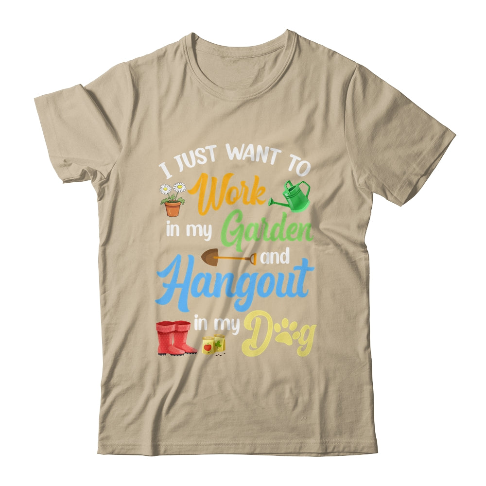 Funny Plants Gardening Lover Gardener Garden Dog Lover Women Shirt & Tank Top | siriusteestore