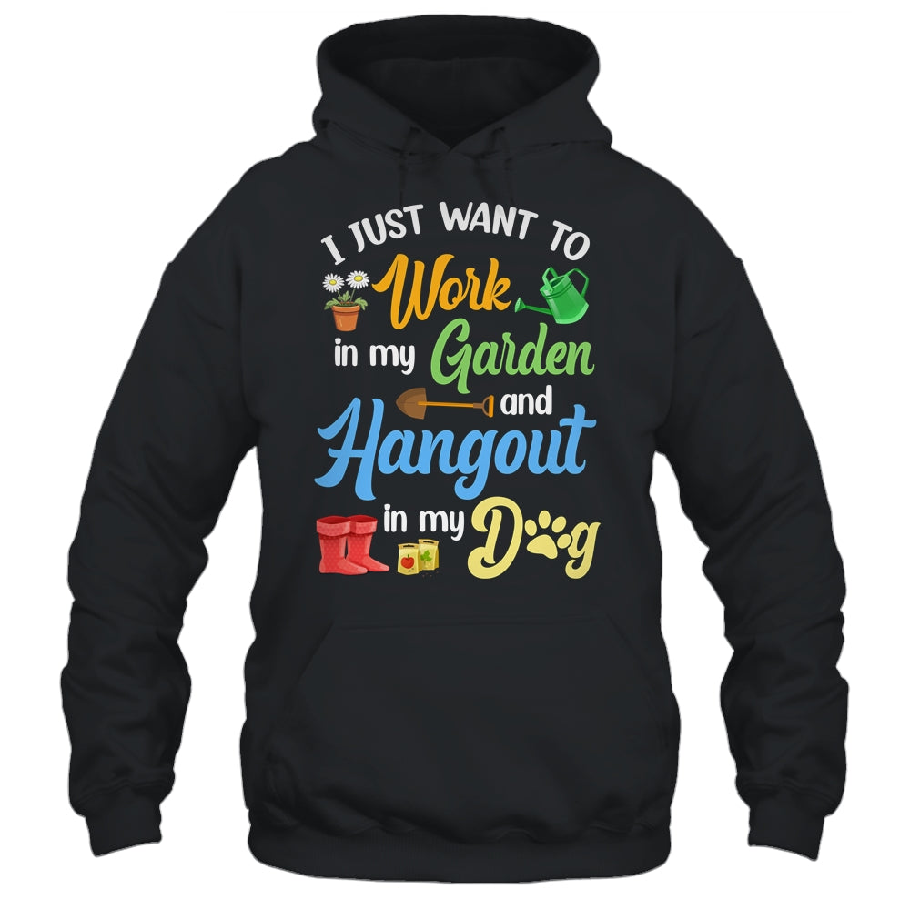 Funny Plants Gardening Lover Gardener Garden Dog Lover Women Shirt & Tank Top | siriusteestore