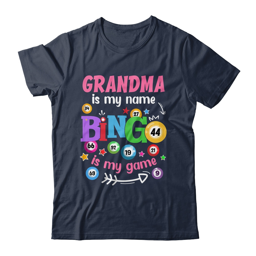 Funny Player Grandma Is My Name Bingo Is My Game Yell Bingo Shirt & Tank Top | siriusteestore