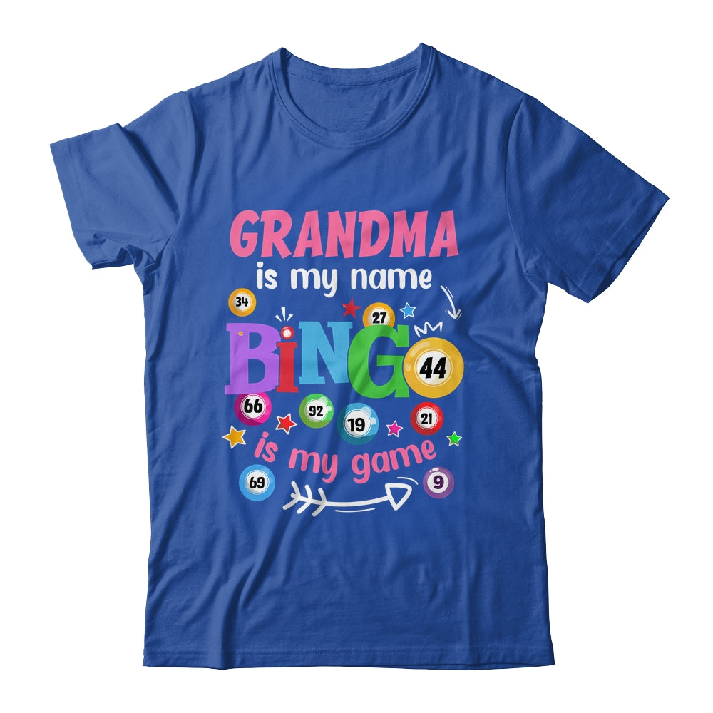 Funny Player Grandma Is My Name Bingo Is My Game Yell Bingo Shirt & Tank Top | siriusteestore