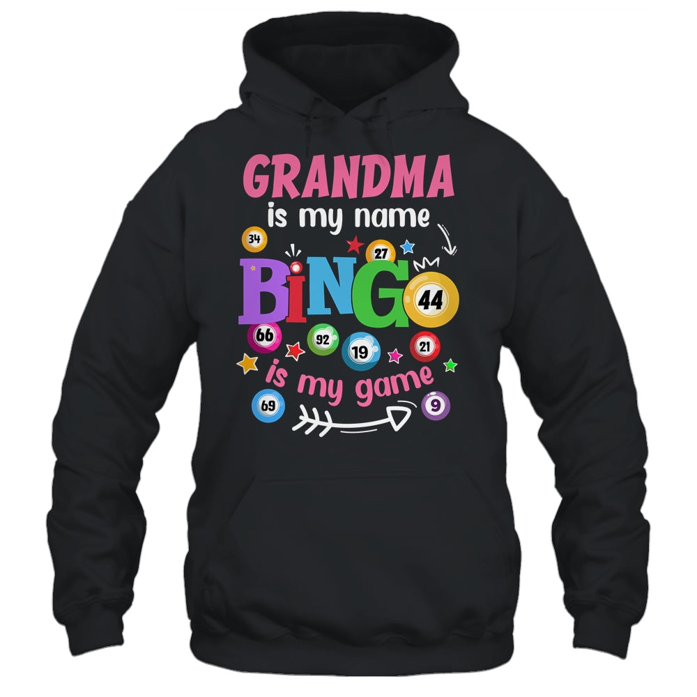 Funny Player Grandma Is My Name Bingo Is My Game Yell Bingo Shirt & Tank Top | siriusteestore