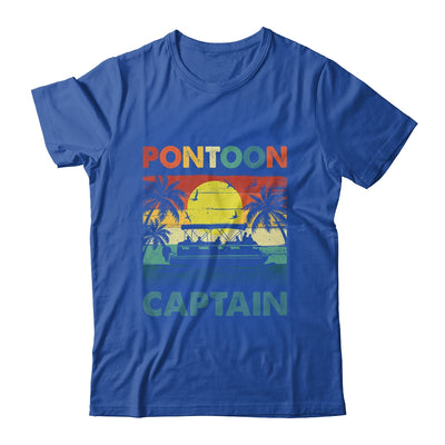 Funny Pontoon Boat For Men Women Vintage Pontoon Captain Shirt & Tank Top | siriusteestore