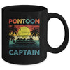 Funny Pontoon Boat For Men Women Vintage Pontoon Captain Mug | siriusteestore