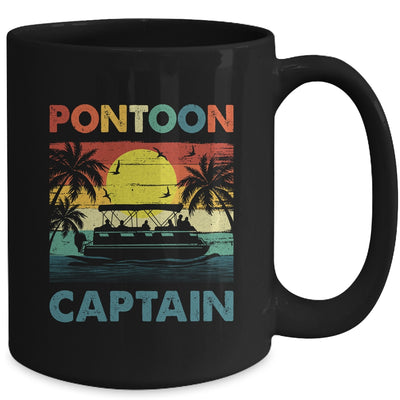 Funny Pontoon Boat For Men Women Vintage Pontoon Captain Mug | siriusteestore