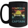 Funny Pontoon Boat For Men Women Vintage Pontoon Captain Mug | siriusteestore