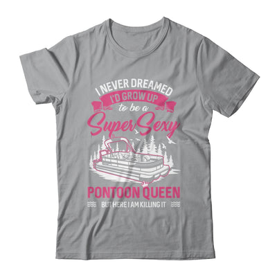 Funny Pontoon Captain Design For Women Girls Boat Captain Shirt & Tank Top | siriusteestore