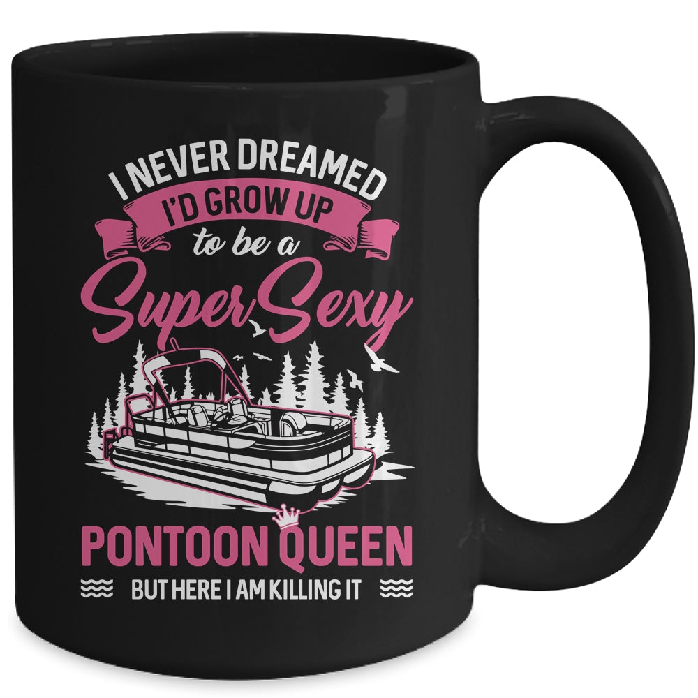 Funny Pontoon Captain Design For Women Girls Boat Captain Mug | siriusteestore