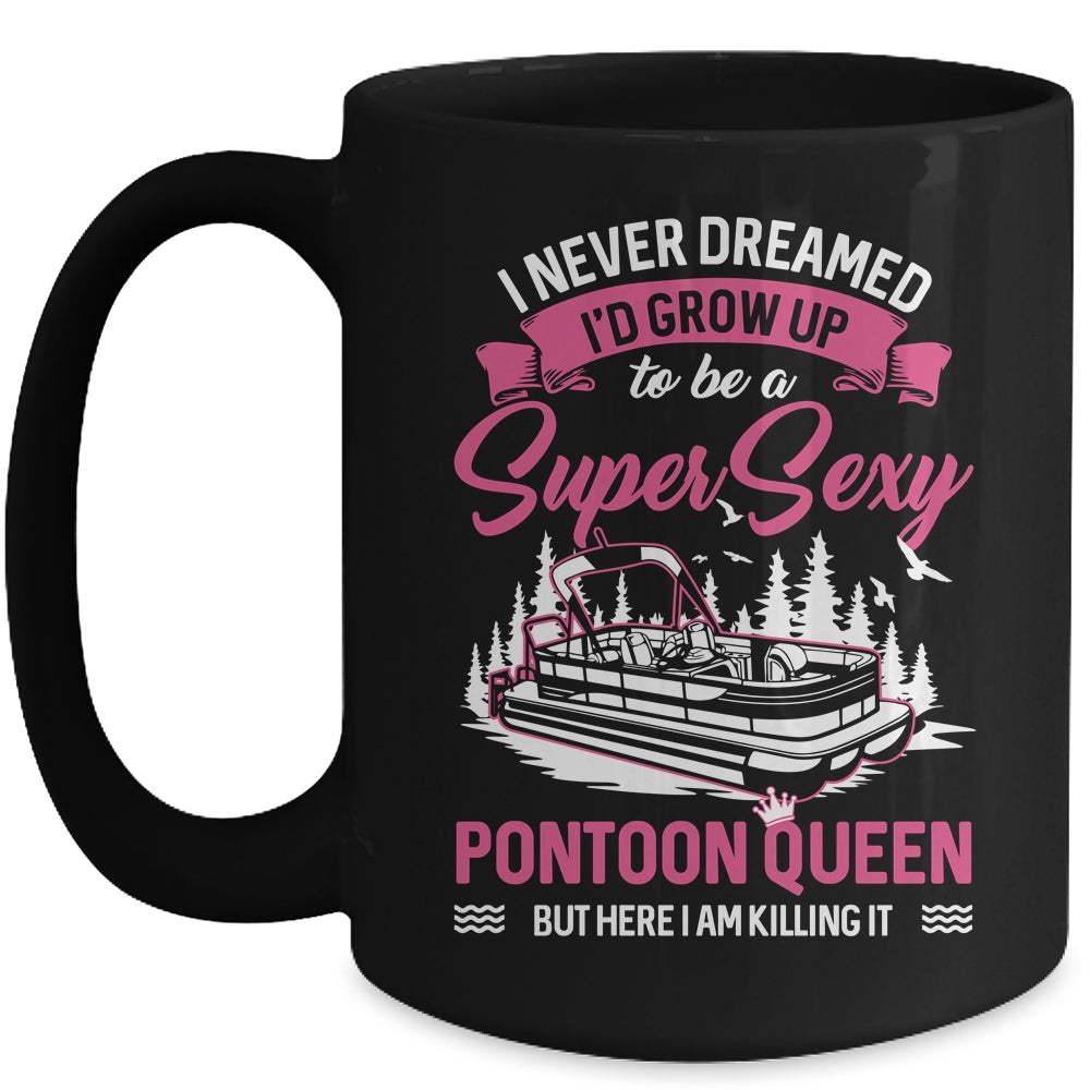 Funny Pontoon Captain Design For Women Girls Boat Captain Mug | siriusteestore